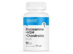 Glucosamine + MSM + Chondroitin 90 Tablete (Glucozamina, Articulatii, incheieturi, ligamente sanatoa